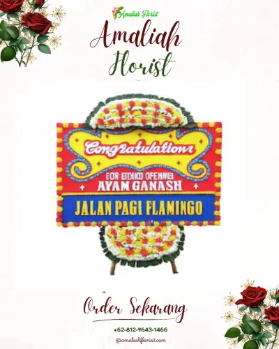 Bunga Papan Congratulation di Rancabolang